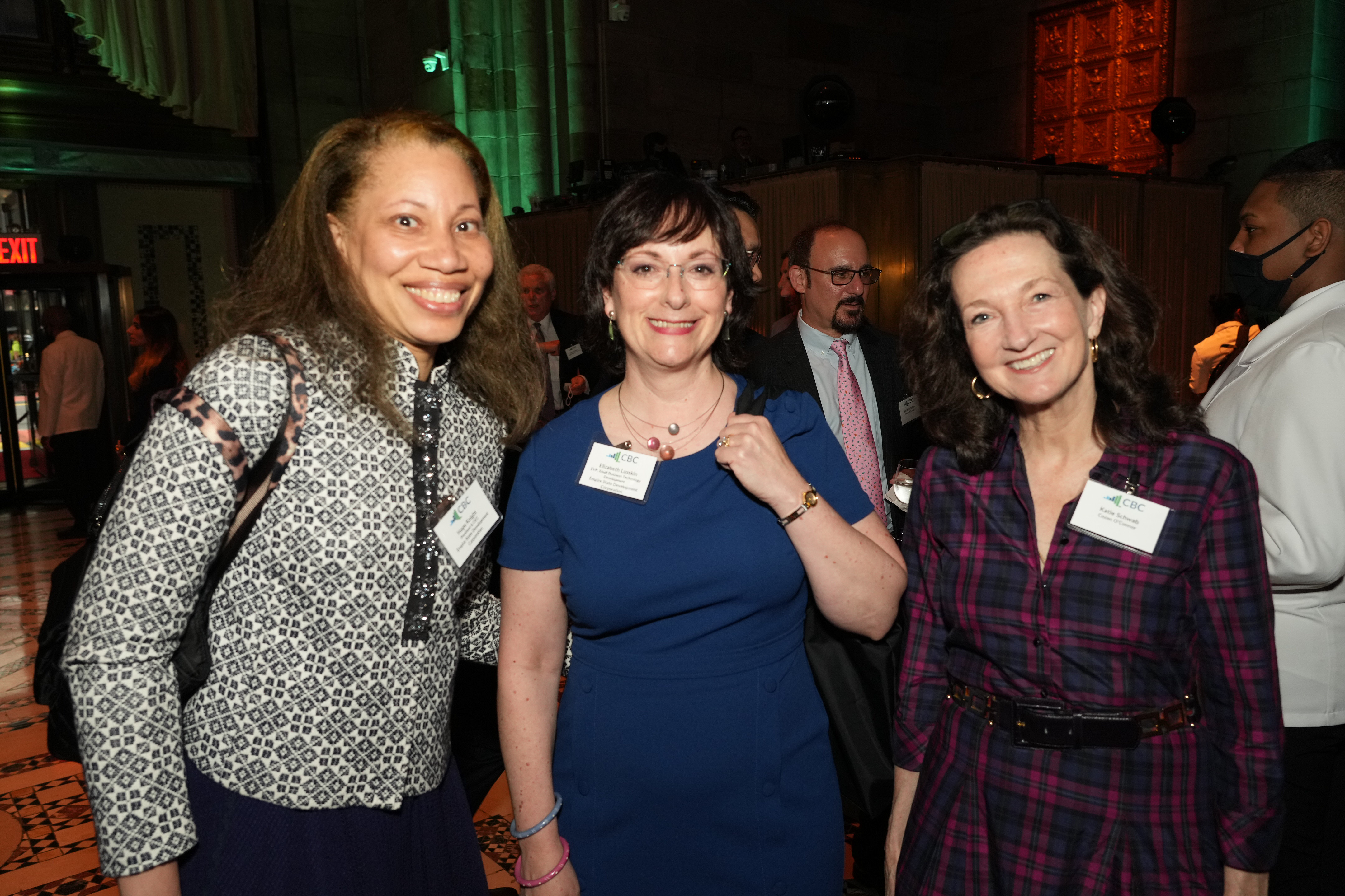 ESD President & CEO Hope Knight, Elizabeth Lusskin, and Katie Schwab