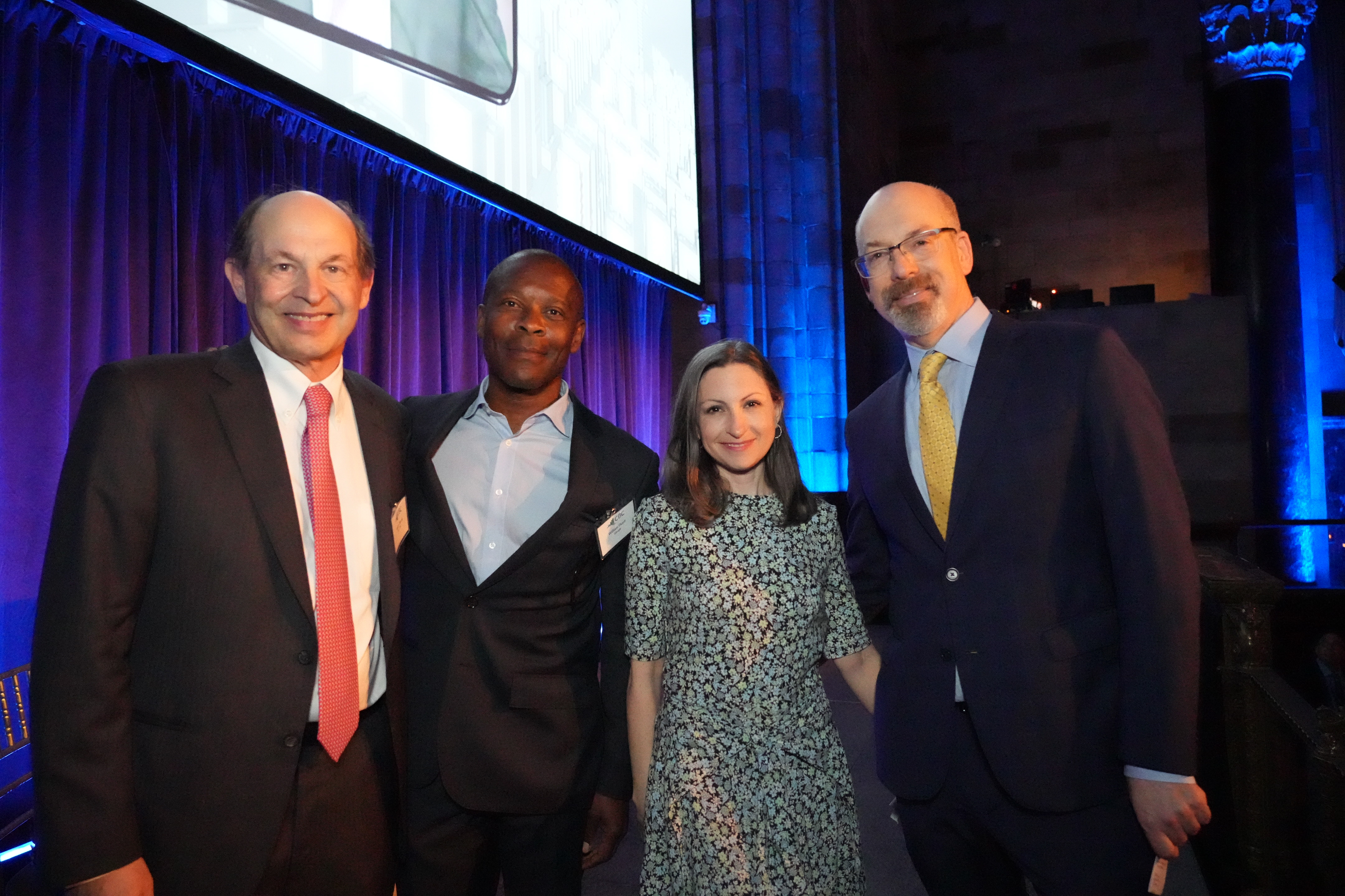 CBC Chair Walter Harris, CBC Vice Chairs William Floyd and Marissa Shorenstein, and Andrew Rein